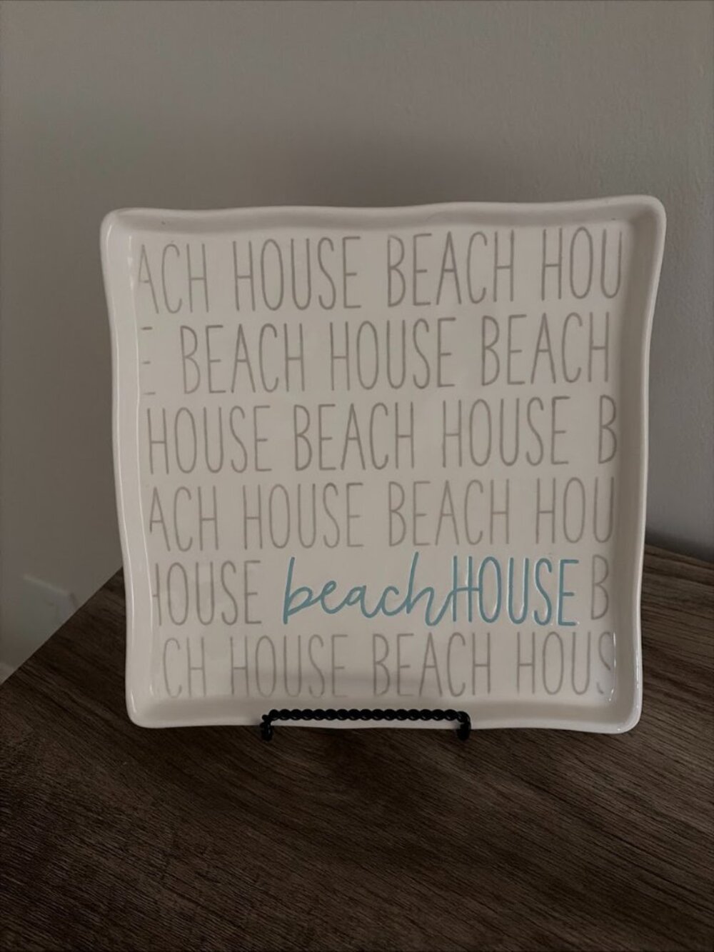 Beach House Boxed Plate & Napkin Set
